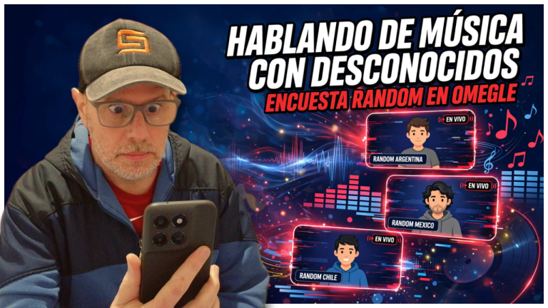 Hablando de música en Omegle